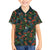 New Zealand Christmas Kid Hawaiian Shirt Romantic Tui Birds on Pohutukawa - Cobalt - Polynesian Pride