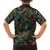 New Zealand Christmas Kid Hawaiian Shirt Romantic Tui Birds on Pohutukawa - Cobalt - Polynesian Pride