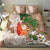 Polynesian Bedding Set Tropical Santa - Plumeria Beige Vintage