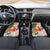 Polynesian Car Mats Tropical Santa - Plumeria Beige Vintage