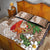 Polynesian Quilt Bed Set Tropical Santa - Plumeria Beige Vintage