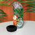 Polynesian 4 in 1 Can Cooler Tumbler Tropical Santa - Plumeria Green Vintage
