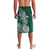 Polynesian Lavalava Tropical Santa - Plumeria Green Vintage