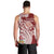 Aloha Hawaii Island Personalized Men Tank Top Crimson Dreamy Turtle