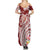 Aloha Hawaii Island Personalized Summer Maxi Dress Crimson Dreamy Turtle