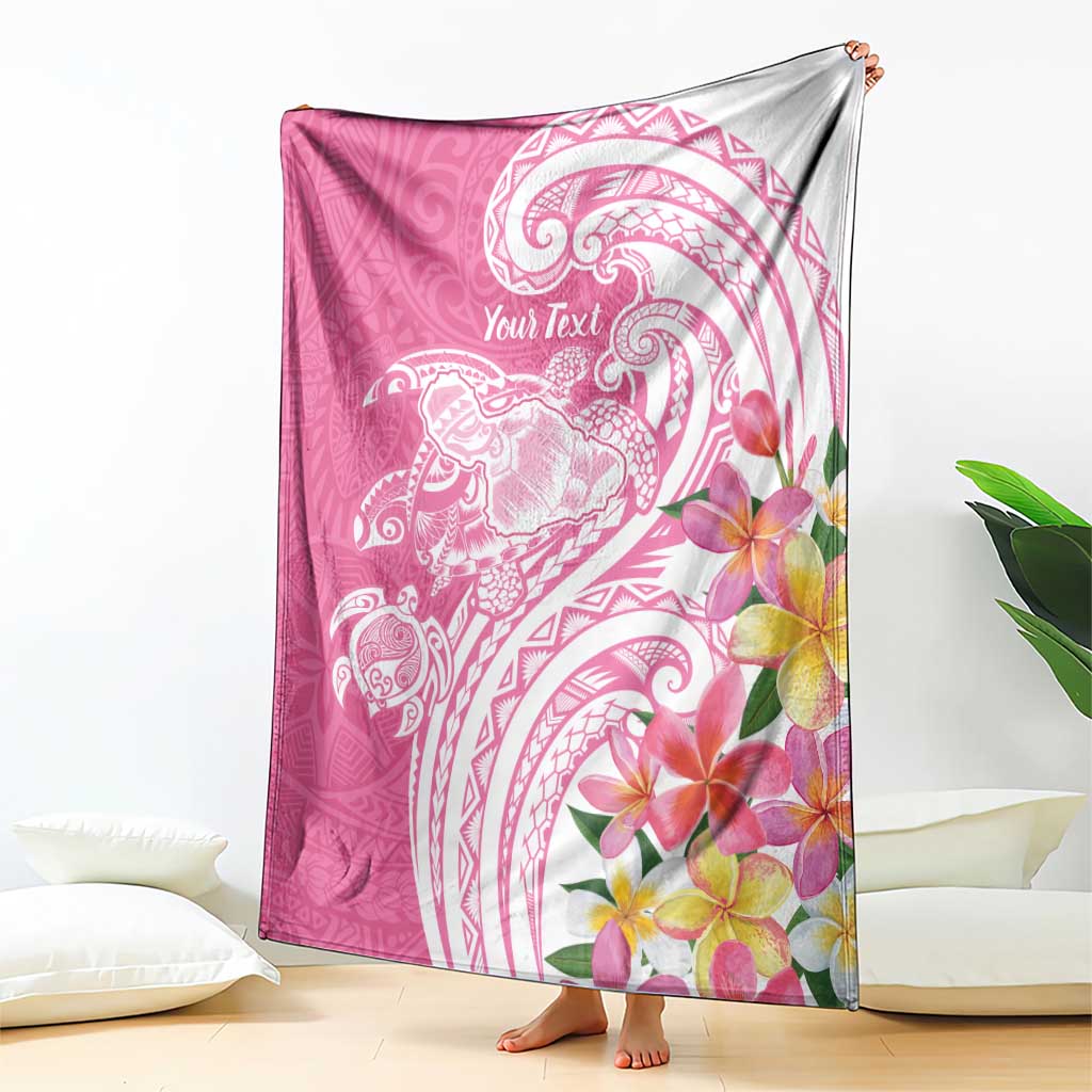 Aloha Maui Island Personalized Blanket Rose Dreamy Turtle