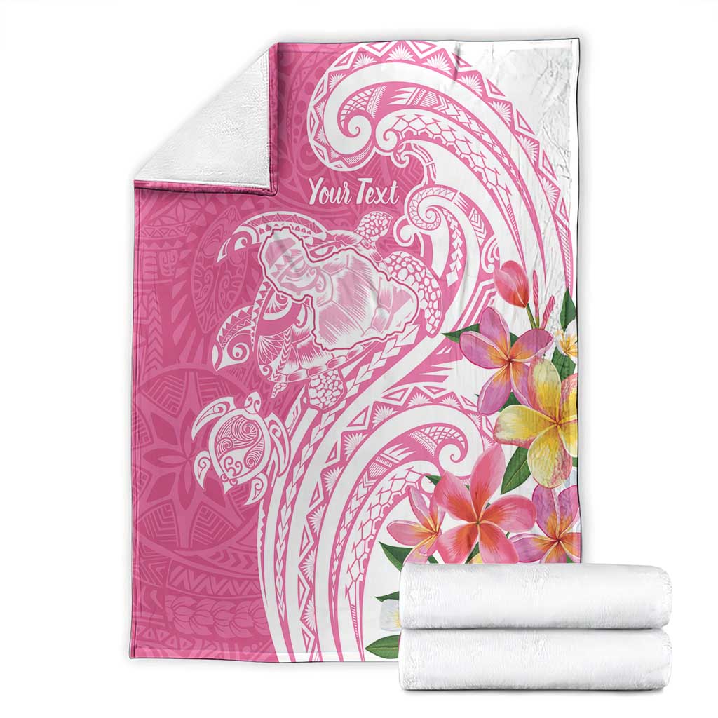 Aloha Maui Island Personalized Blanket Rose Dreamy Turtle