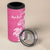 Aloha Maui Island Personalized 4 in 1 Can Cooler Tumbler Rose Dreamy Turtle