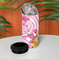 Aloha Maui Island Personalized 4 in 1 Can Cooler Tumbler Rose Dreamy Turtle