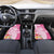 Aloha Maui Island Personalized Car Mats Rose Dreamy Turtle