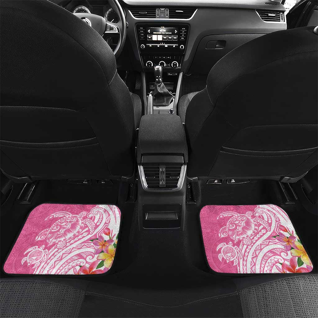 Aloha Maui Island Personalized Car Mats Rose Dreamy Turtle