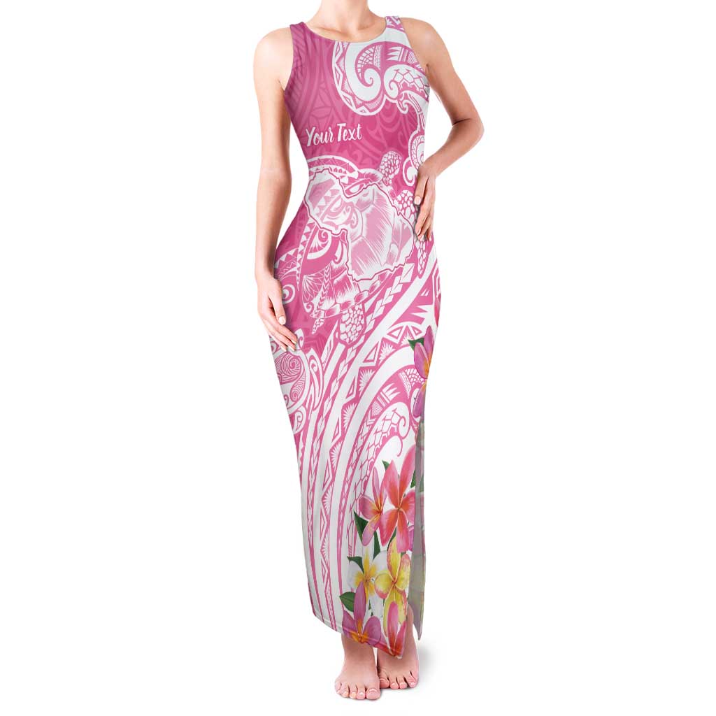 Aloha Maui Island Personalized Family Matching Tank Maxi Dress and Hawaiian Shirt Rose Dreamy Turtle