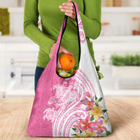 Aloha Maui Island Personalized Grocery Bag Rose Dreamy Turtle