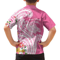 Aloha Maui Island Personalized Kid Hawaiian Shirt Rose Dreamy Turtle