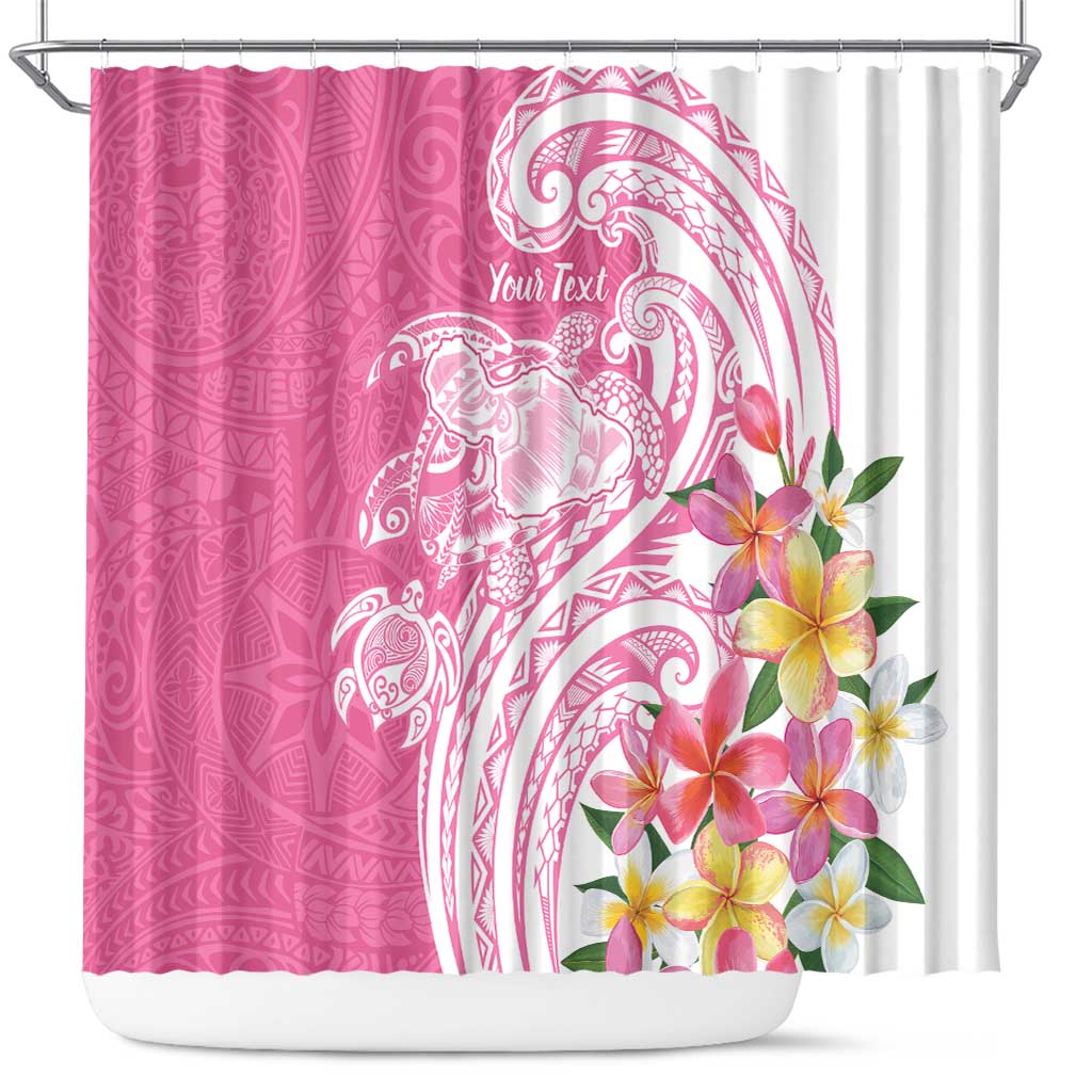 Aloha Maui Island Personalized Shower Curtain Rose Dreamy Turtle