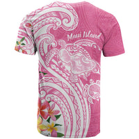 Aloha Maui Island Personalized T Shirt Rose Dreamy Turtle