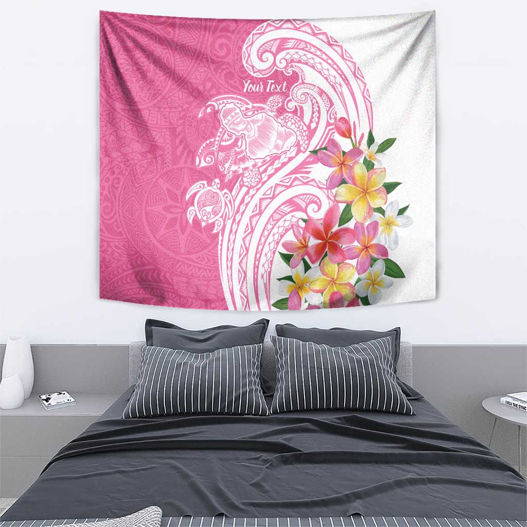 Aloha Maui Island Personalized Tapestry Rose Dreamy Turtle