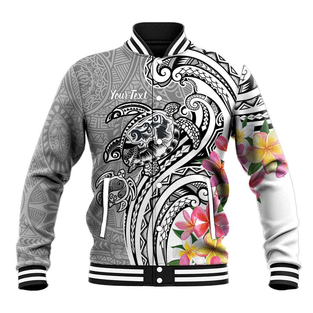 Aloha Kahoolawe Island Personalized Baseball Jacket Ashen Dreamy Turtle LT7 Unisex Grey - Polynesian Pride