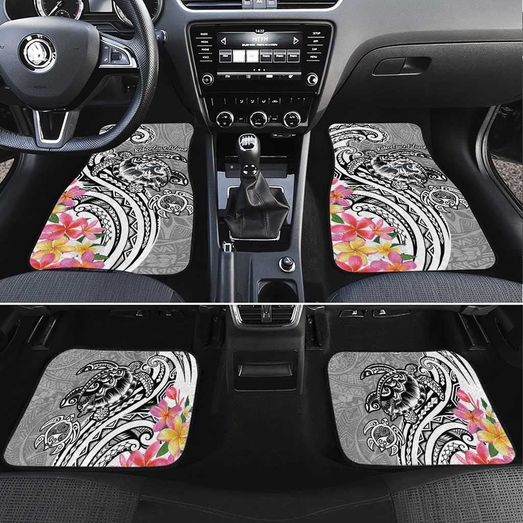 Aloha Kahoolawe Island Personalized Car Mats Ashen Dreamy Turtle