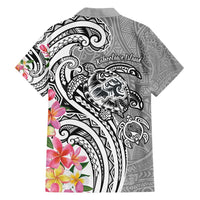 Aloha Kahoolawe Island Personalized Family Matching Long Sleeve Bodycon Dress and Hawaiian Shirt Ashen Dreamy Turtle LT7 - Polynesian Pride