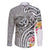 Aloha Kahoolawe Island Personalized Family Matching Long Sleeve Bodycon Dress and Hawaiian Shirt Ashen Dreamy Turtle
