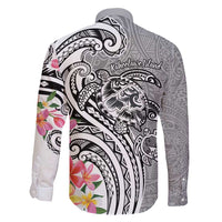 Aloha Kahoolawe Island Personalized Family Matching Off Shoulder Maxi Dress and Hawaiian Shirt Ashen Dreamy Turtle