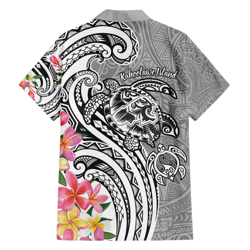 Aloha Kahoolawe Island Personalized Family Matching Short Sleeve Bodycon Dress and Hawaiian Shirt Ashen Dreamy Turtle LT7 - Polynesian Pride