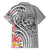Aloha Kahoolawe Island Personalized Family Matching Short Sleeve Bodycon Dress and Hawaiian Shirt Ashen Dreamy Turtle
