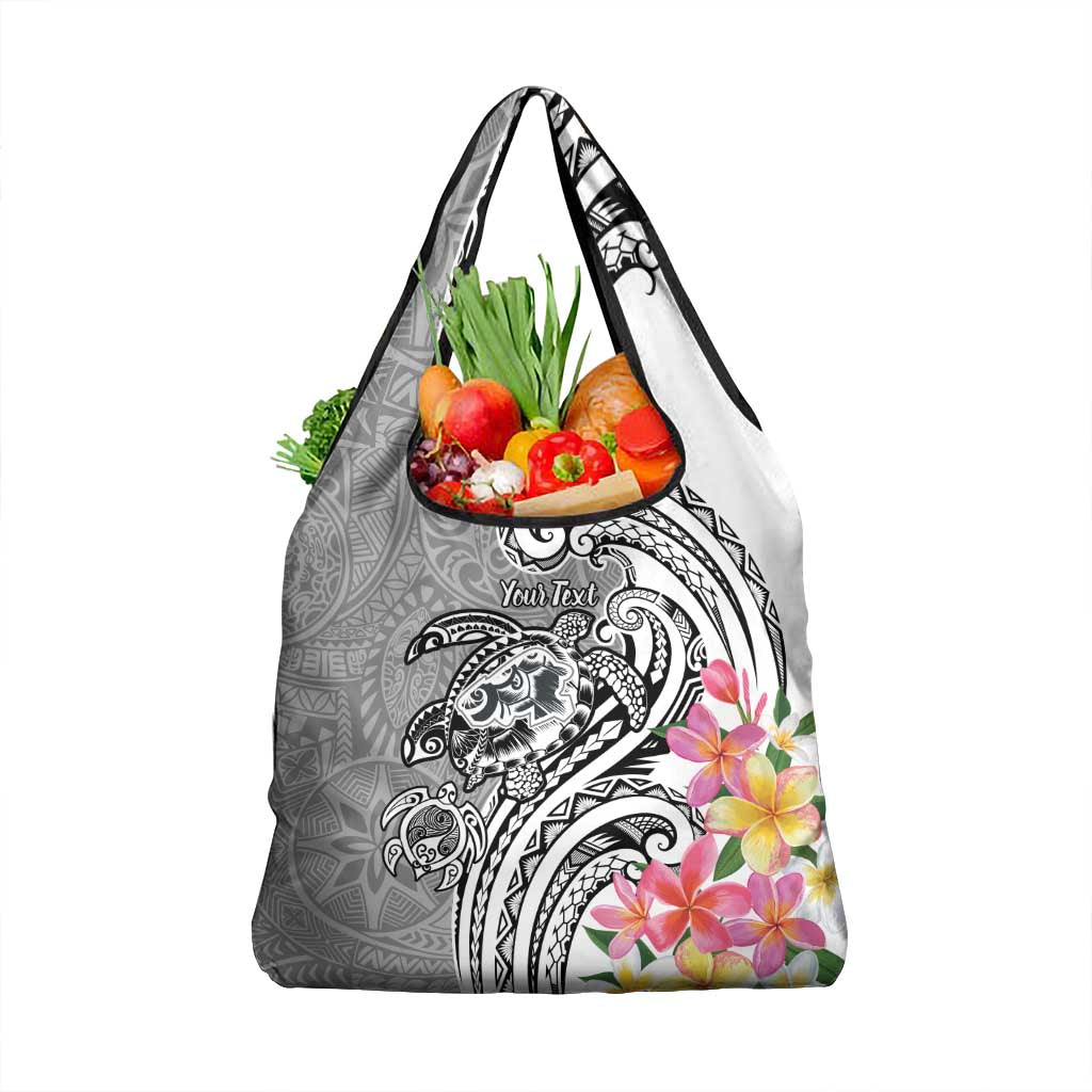 Aloha Kahoolawe Island Personalized Grocery Bag Ashen Dreamy Turtle