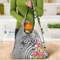 Aloha Kahoolawe Island Personalized Grocery Bag Ashen Dreamy Turtle