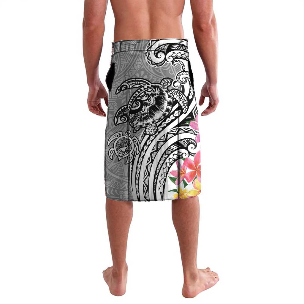 Aloha Kahoolawe Island Personalized Lavalava Ashen Dreamy Turtle
