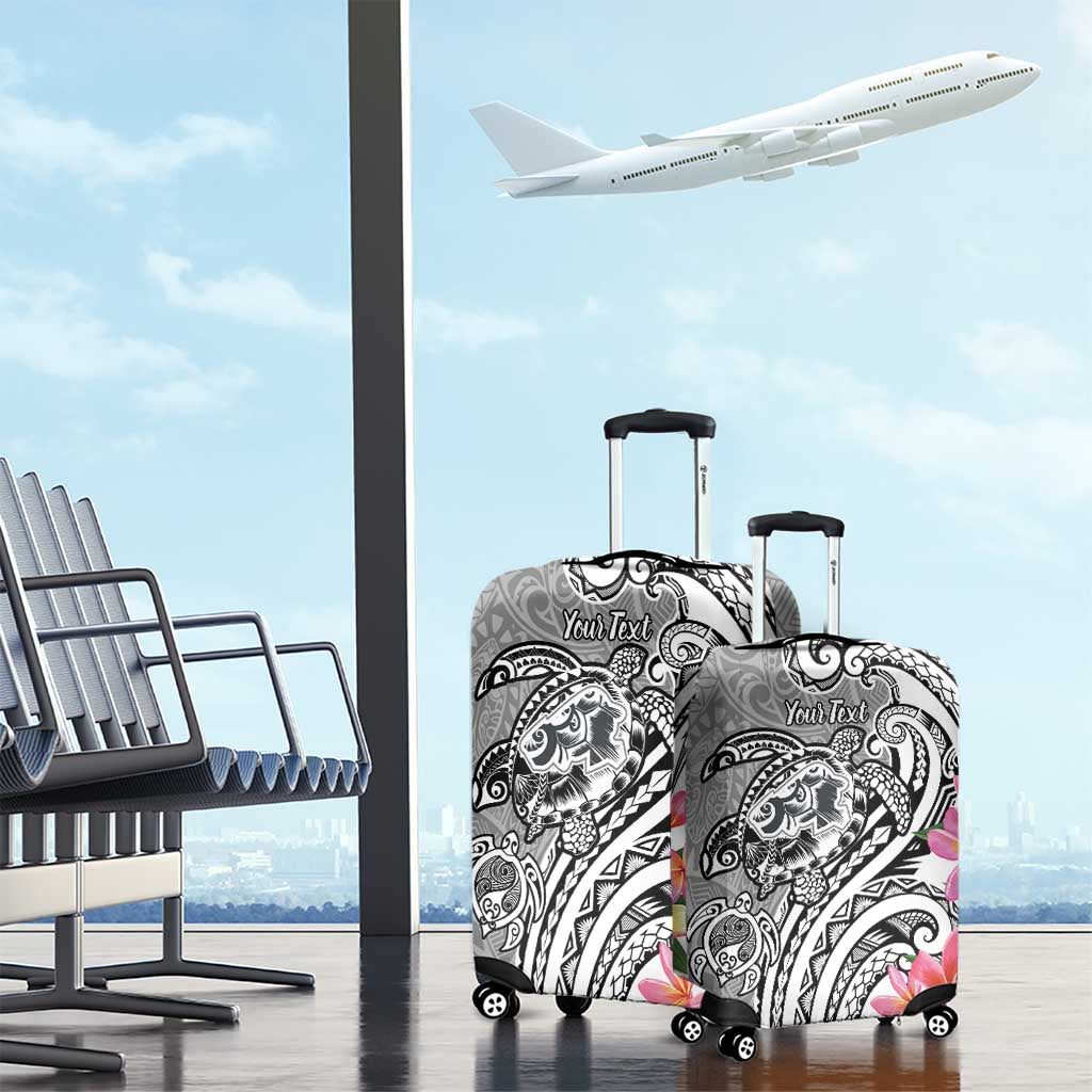 Aloha Kahoolawe Island Personalized Luggage Cover Ashen Dreamy Turtle