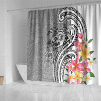 Aloha Kahoolawe Island Personalized Shower Curtain Ashen Dreamy Turtle