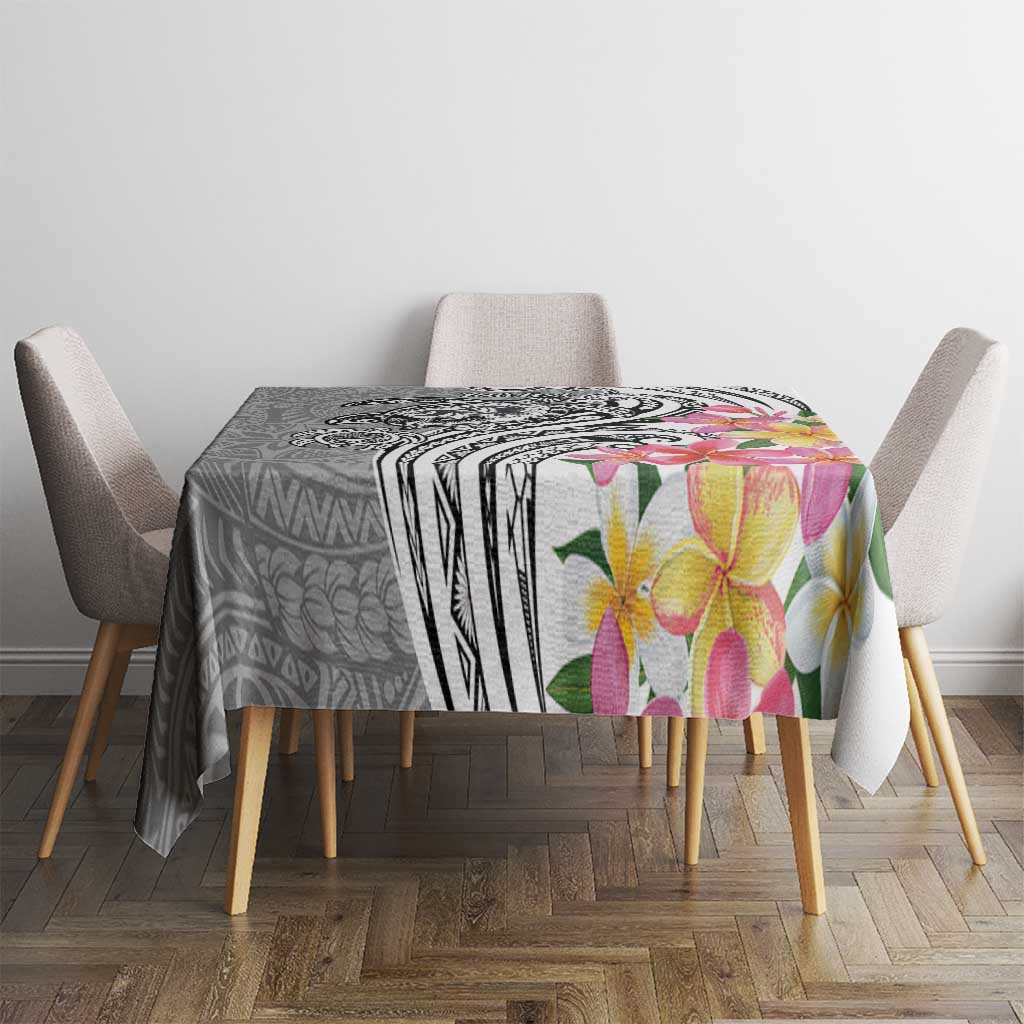 Aloha Kahoolawe Island Personalized Tablecloth Ashen Dreamy Turtle