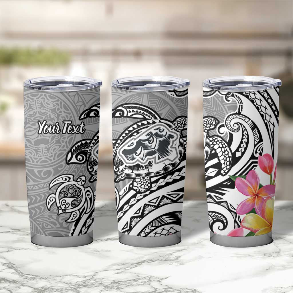 Aloha Kahoolawe Island Personalized Tumbler Cup Ashen Dreamy Turtle