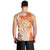 Aloha Lanai Island Personalized Men Tank Top Orange Dreamy Turtle