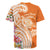 Aloha Lanai Island Personalized Rugby Jersey Orange Dreamy Turtle