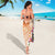 Aloha Lanai Island Personalized Sarong Orange Dreamy Turtle