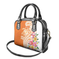 Aloha Lanai Island Personalized Shoulder Handbag Orange Dreamy Turtle
