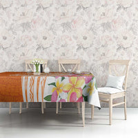 Aloha Lanai Island Personalized Tablecloth Orange Dreamy Turtle