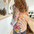 Aloha Lanai Island Personalized Women Casual Shirt Orange Dreamy Turtle