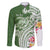 Aloha Molokai Island Personalized Family Matching Mermaid Dress and Hawaiian Shirt Sage Dreamy Turtle