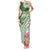 Aloha Molokai Island Personalized Family Matching Tank Maxi Dress and Hawaiian Shirt Sage Dreamy Turtle