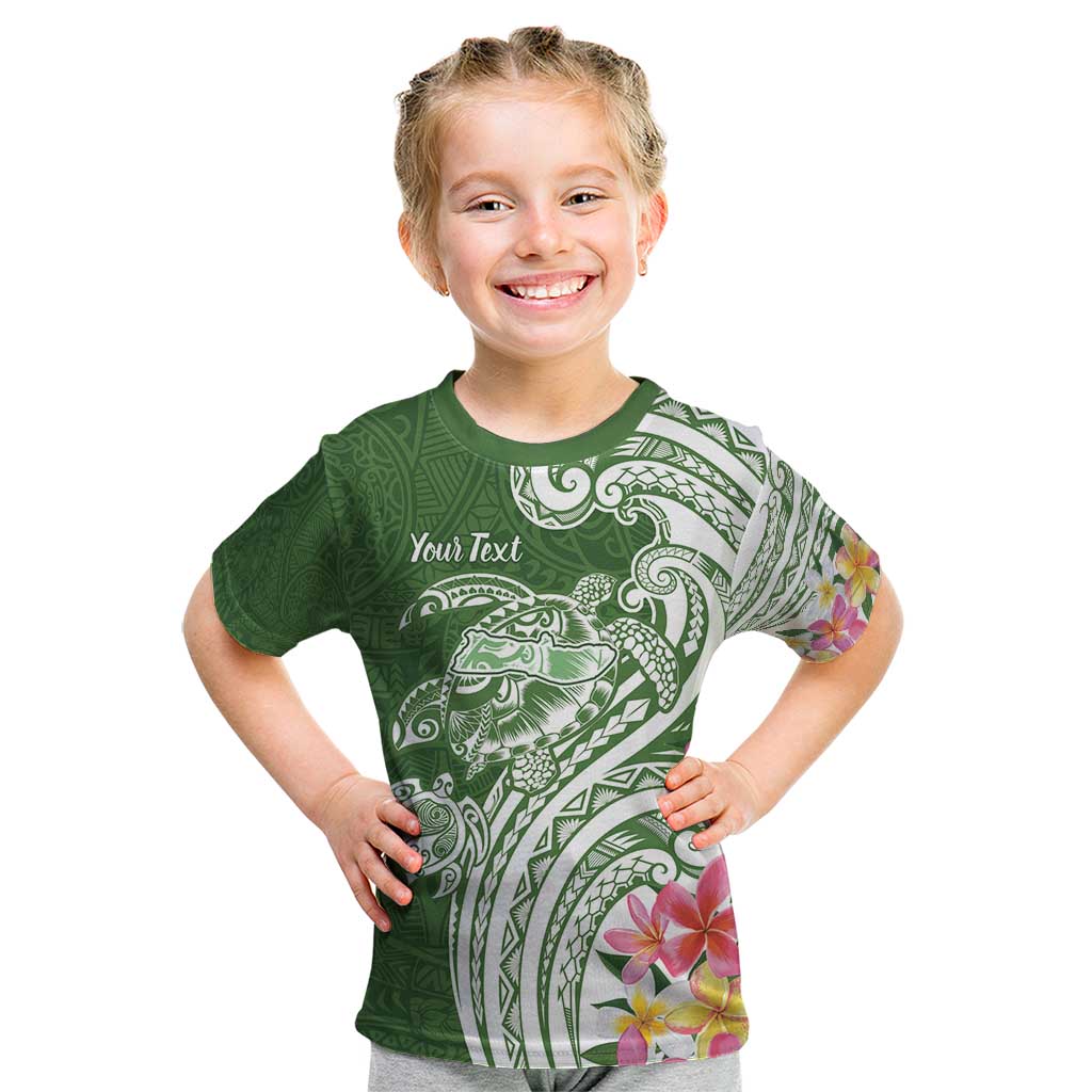 Aloha Molokai Island Personalized Kid T Shirt Sage Dreamy Turtle