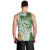 Aloha Molokai Island Personalized Men Tank Top Sage Dreamy Turtle
