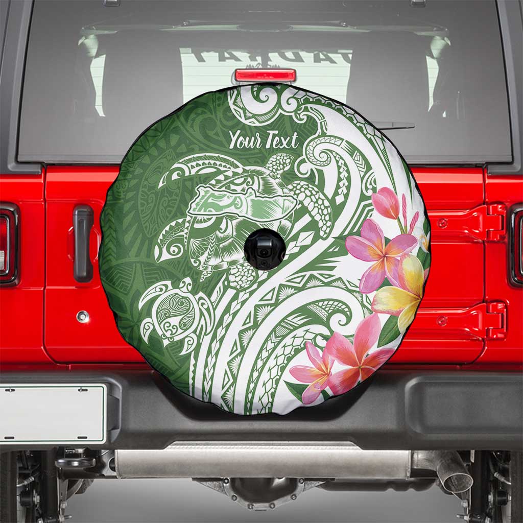 Aloha Molokai Island Personalized Spare Tire Cover Sage Dreamy Turtle