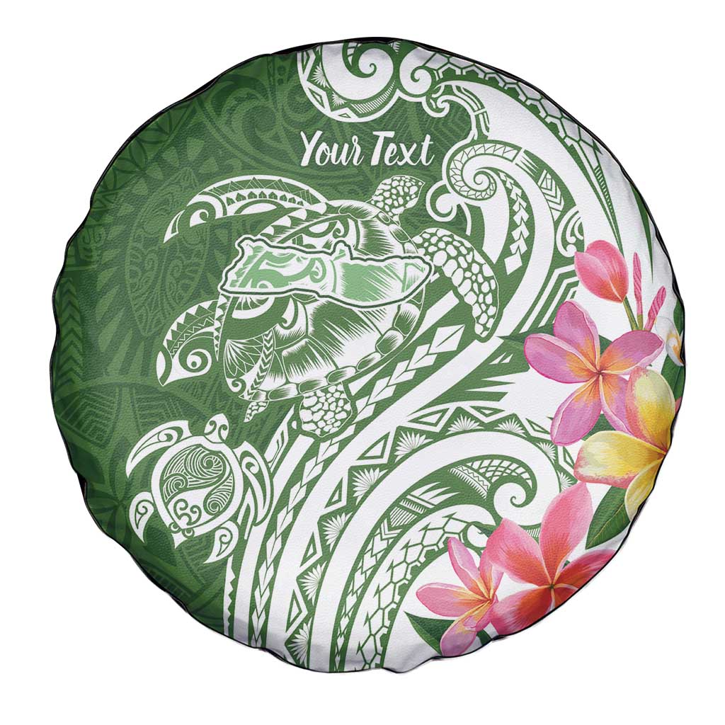 Aloha Molokai Island Personalized Spare Tire Cover Sage Dreamy Turtle