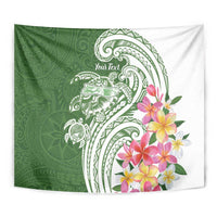 Aloha Molokai Island Personalized Tapestry Sage Dreamy Turtle