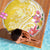 Aloha Oahu Island Personalized Beach Blanket Yellow Dreamy Turtle