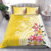 Aloha Oahu Island Personalized Bedding Set Yellow Dreamy Turtle